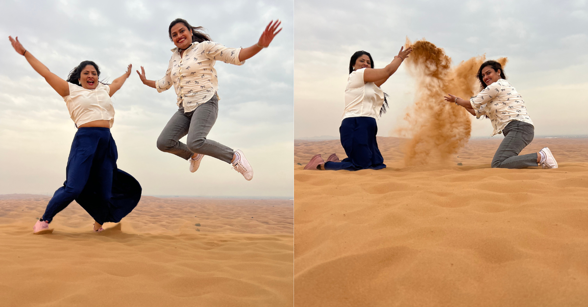 A Girl In A Fly White Dress Dances And Poses In The Sand Desert At Sunset  Stock Photo - Download Image Now - iStock