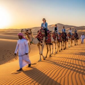 Camel Ride Experiences on Dubai Desert Safari