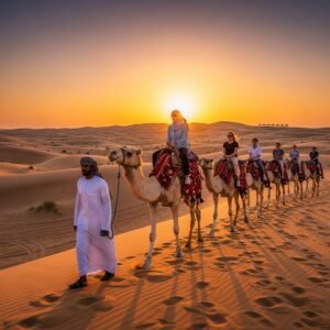 Camel Ride Experiences on Dubai Desert Safari