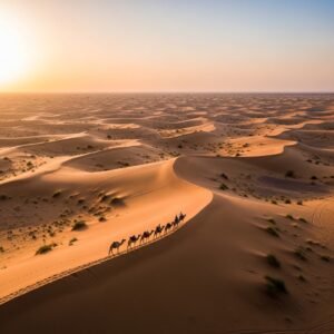 Best Drone Spots Dubai Desert Safari