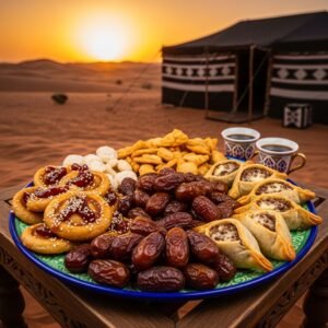 Local Snacks on Desert Safari Dubai 