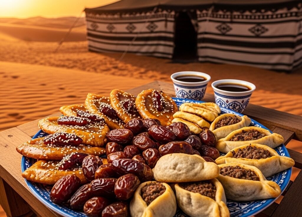 Local Snacks on Desert Safari Dubai 