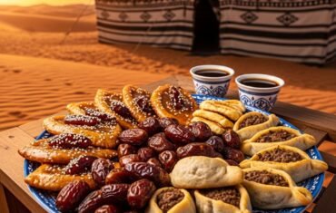 Local Snacks on Desert Safari Dubai 