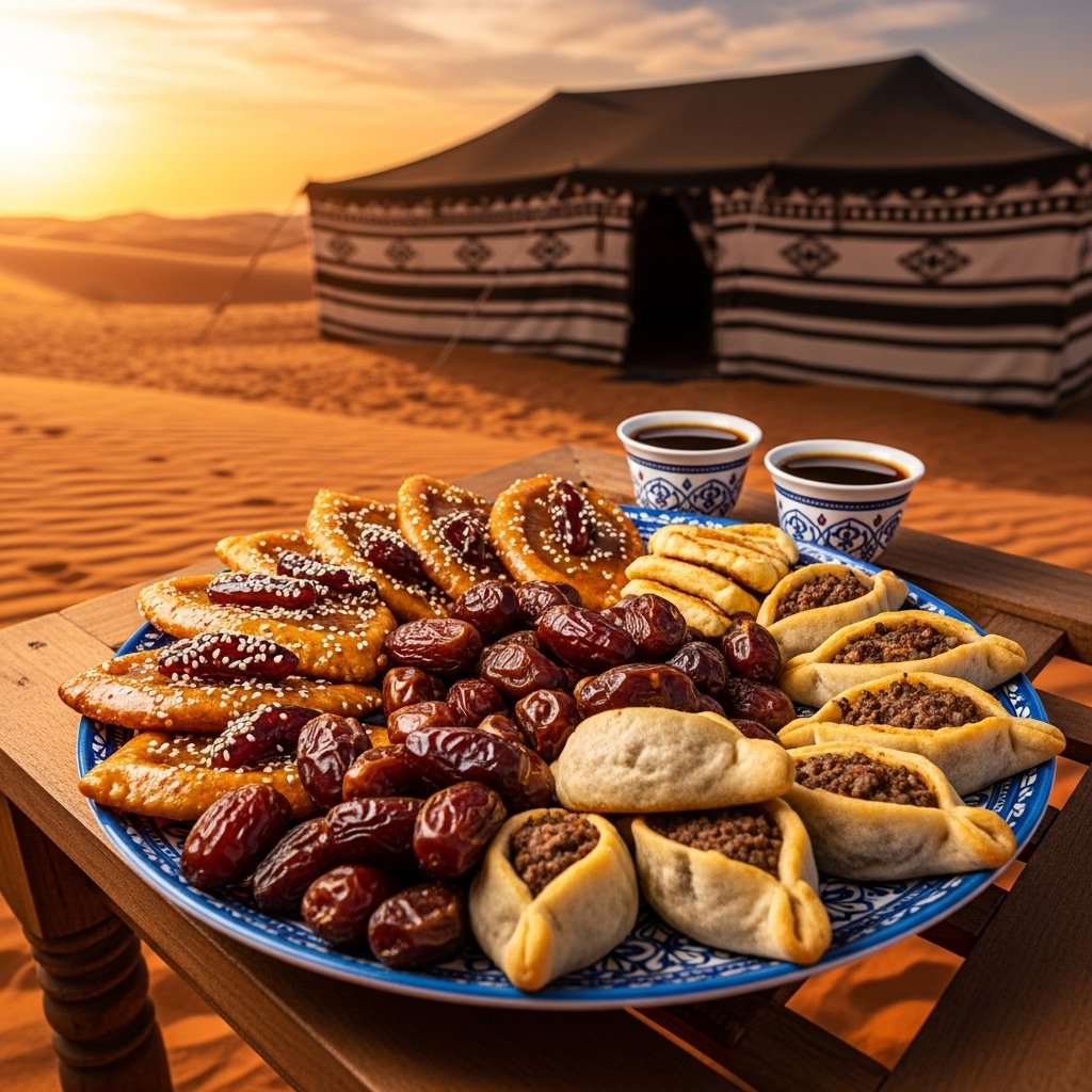 Local Snacks on Desert Safari Dubai 