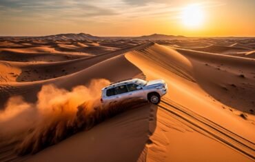Best Drone Spots Dubai Desert Safari