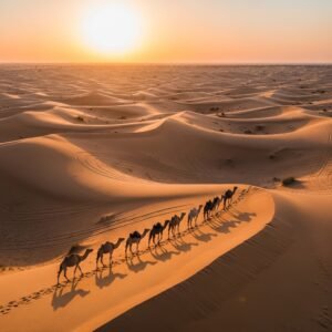 Best Drone Spots Dubai Desert Safari