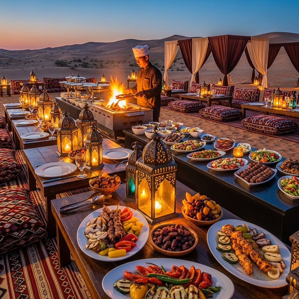 Desert Safari with Sunset BBQ Experience