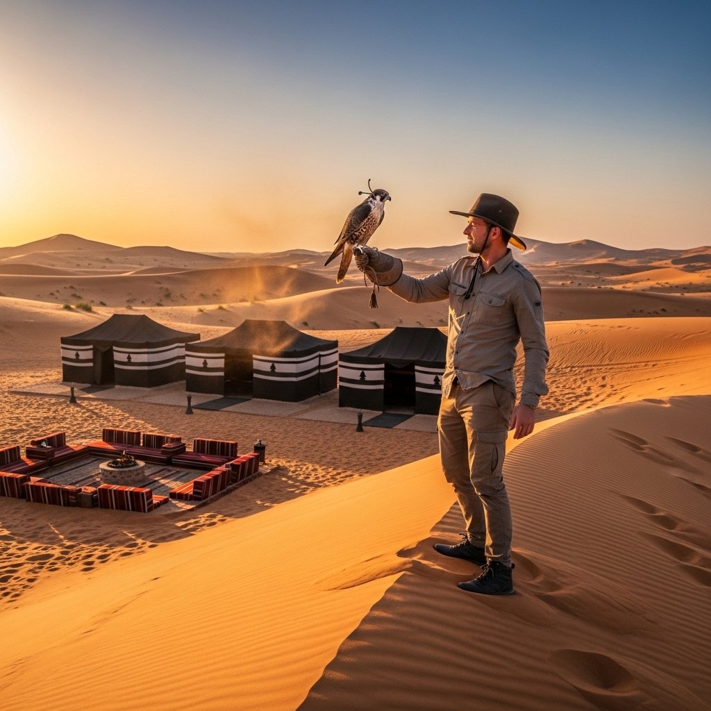 Desert Safari Dubai with Falconry Experience