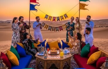 Birthday Celebration in Dubai Desert Safari