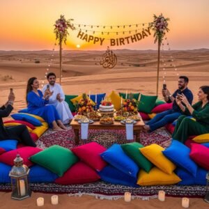 Birthday Celebration in Dubai Desert Safari