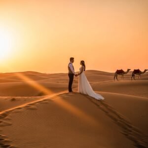 Desert Safari Dubai for Honeymoon Couples
