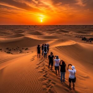 Desert Safari with Sunset BBQ Experience