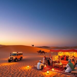 desert safari with BBQ dinner 
