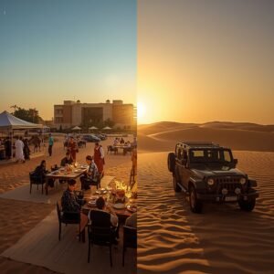 desert safari with BBQ dinner 