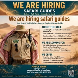 Desert Safari Guide Jobs in Dubai -...