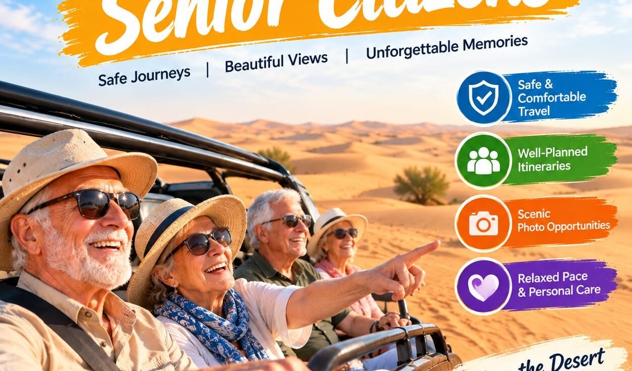 Desert safari senior citizen