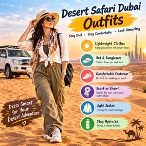 Desert safari dubai outfits