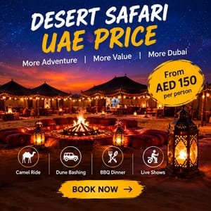 Desert safari UAE price