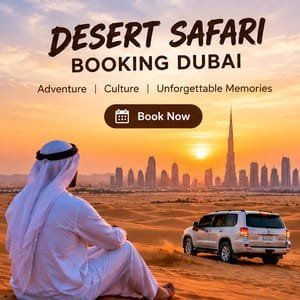 Desert safari booking dubai