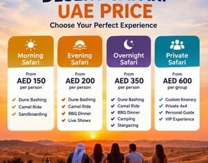 Desert safari UAE price