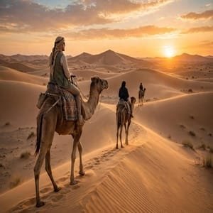 desert safari captions
