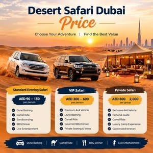 desert safari dubai price