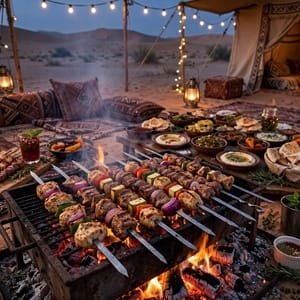 Evening Desert Safari BBQ Dinner